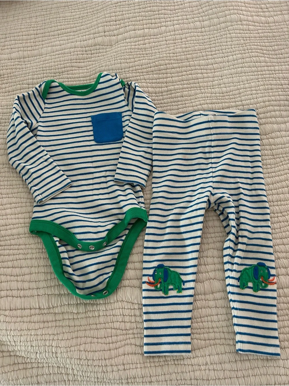 Baby Boden Matching Striped Shirts and Pants